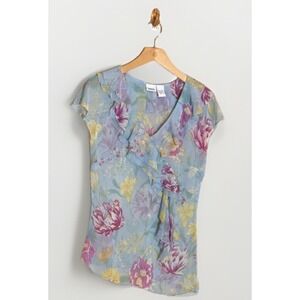 Y2K Women's Top S Floral Easter Spring Feminine Coquette Fairy Dainty